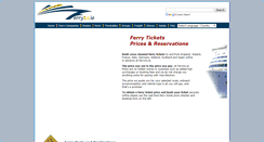 Desktop Screenshot of ferryto.ie