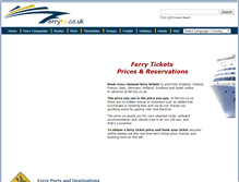 Tablet Screenshot of ferryto.co.uk