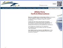 Tablet Screenshot of ferryto.fr